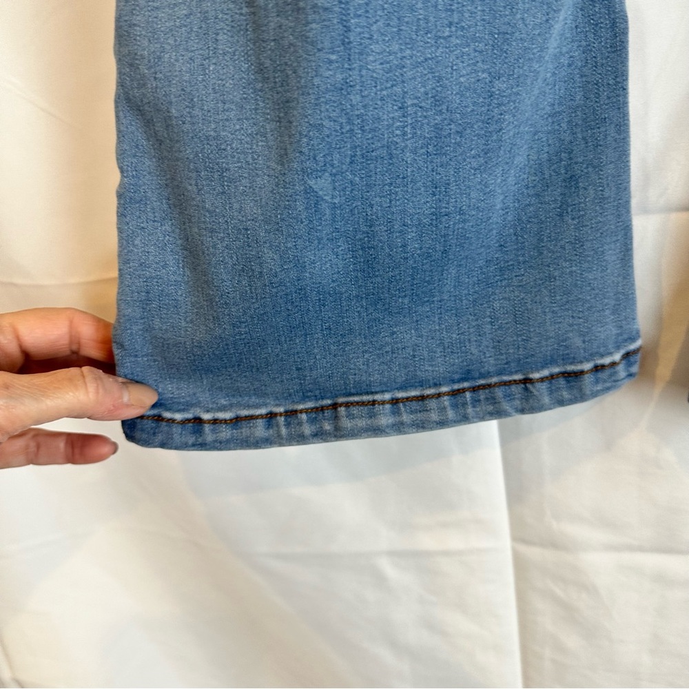 Monkey Ridge Jeans Original Vintage Bell Bottom White Wash Y2K Size 3/26 - Picture 4 of 16